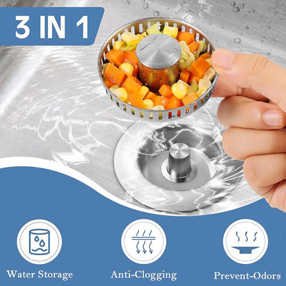 Sink Drain Strainer & Stopper